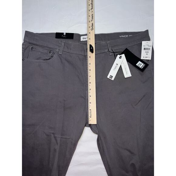 DL1961 Vince Jeans Men Size 40x34 Casual Straight Piccard Gray XTWILL Casual NWT - Picture 6 of 16